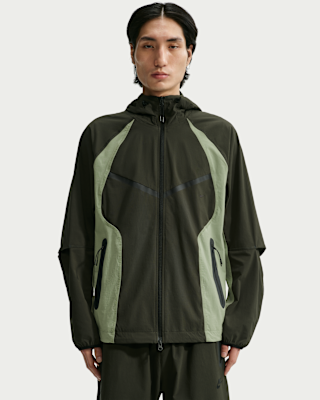 Nike Tech Men's Dri-FIT Woven Color-Block Windrunner Loose Jacket